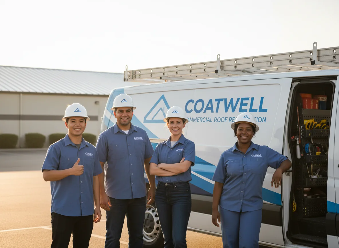 Commercial roof coating company in Climbing Hill, IA